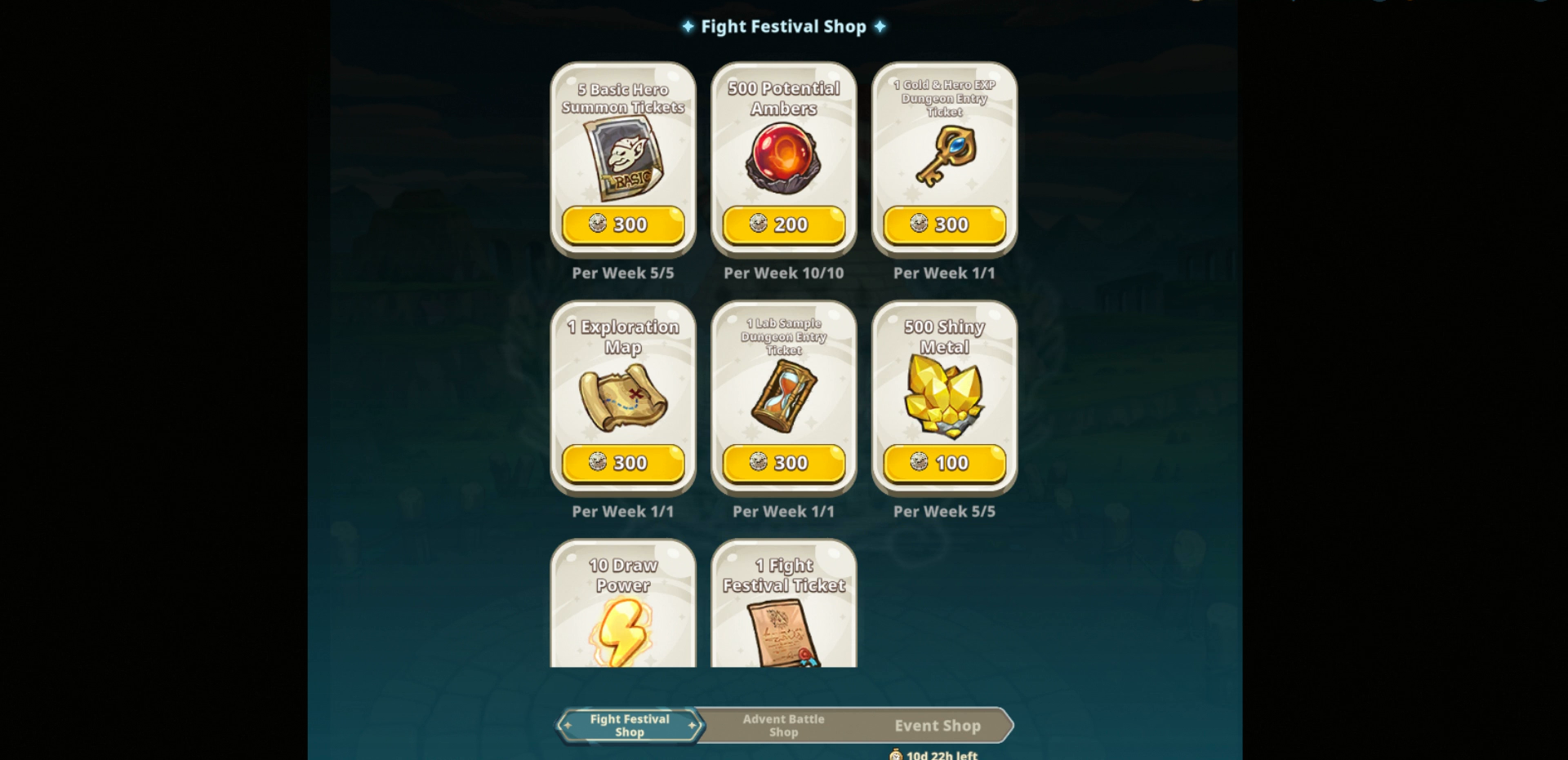 Fight Festival Shop